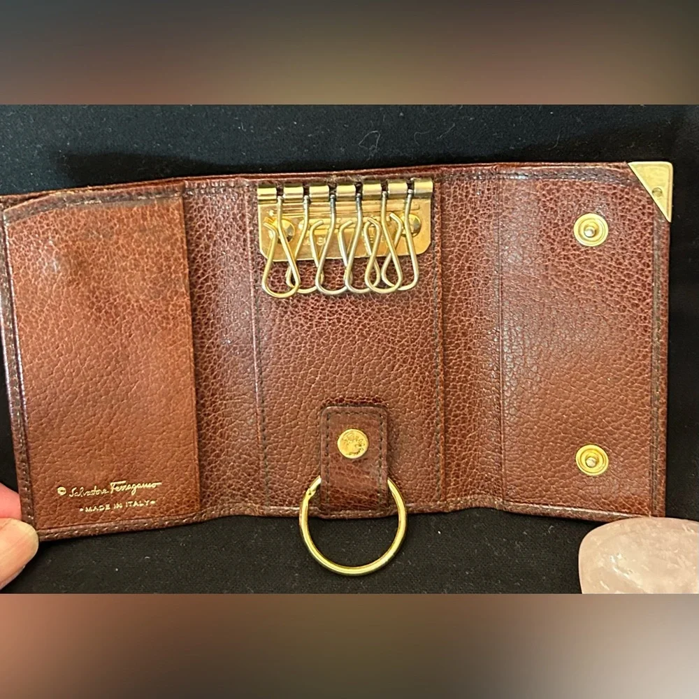 SALVATORE FERRAGAMO Leather Key Case